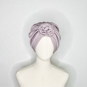Purple Hair Turban/Hair Cover